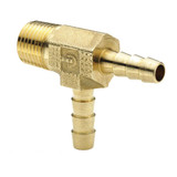 Barb to Pipe - Run Tee - Brass Hose Barb Fittings